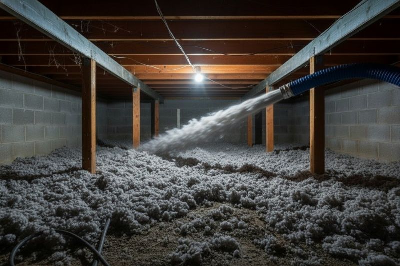 Blown In Insulation Installation