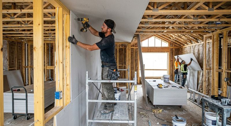 Bedroom Drywall Installation in Olathe, KS