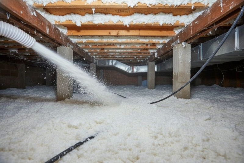 Blown In Insulation Installation