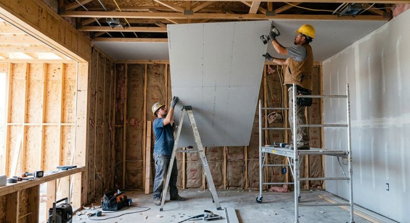 Ceiling Drywall Installation in Kansas City, KS