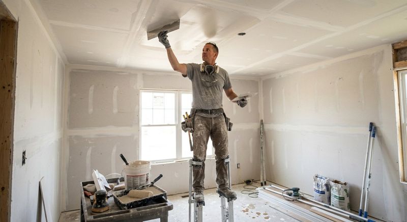 Ceiling Drywall Replacement in Conroe, TX