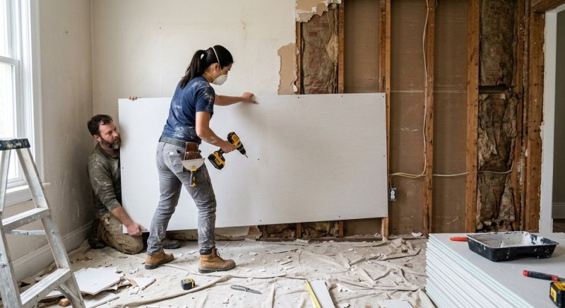 Garage Drywall Replacement in Denver, CO