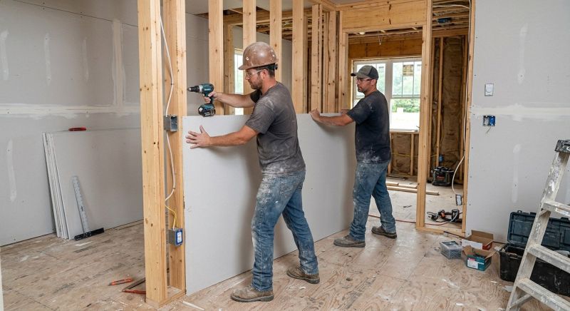 Garage Wallboard Installation in Alpharetta, GA